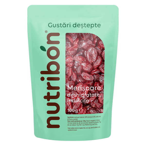 Merişoare deshidratate îndulcite 100g