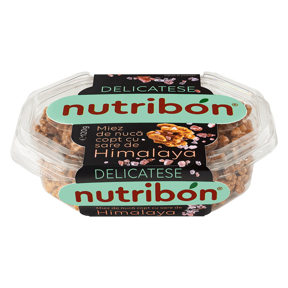 Miez de nucă copt, cu sare de Himalaya 120g